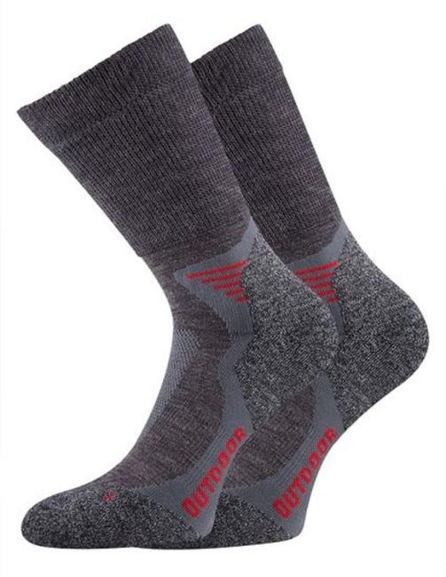 2 Paar TippTexx 24 Wandersocken Trekkingsocken mit Wolle vom Merinoschaf